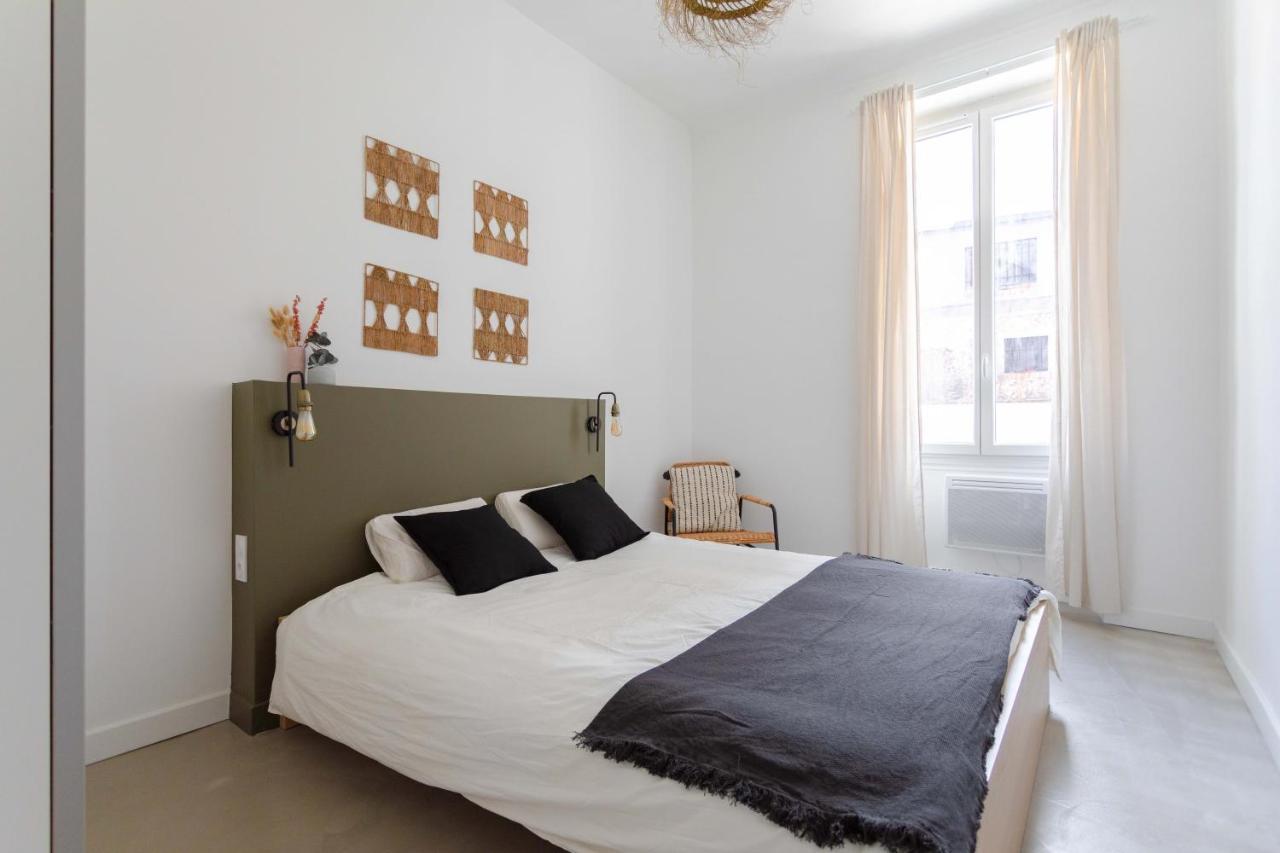 Charmant T3 A Proximite Du Vieux-Port Avec Clim - 4Min A Pied Du Metro Marseille Luaran gambar